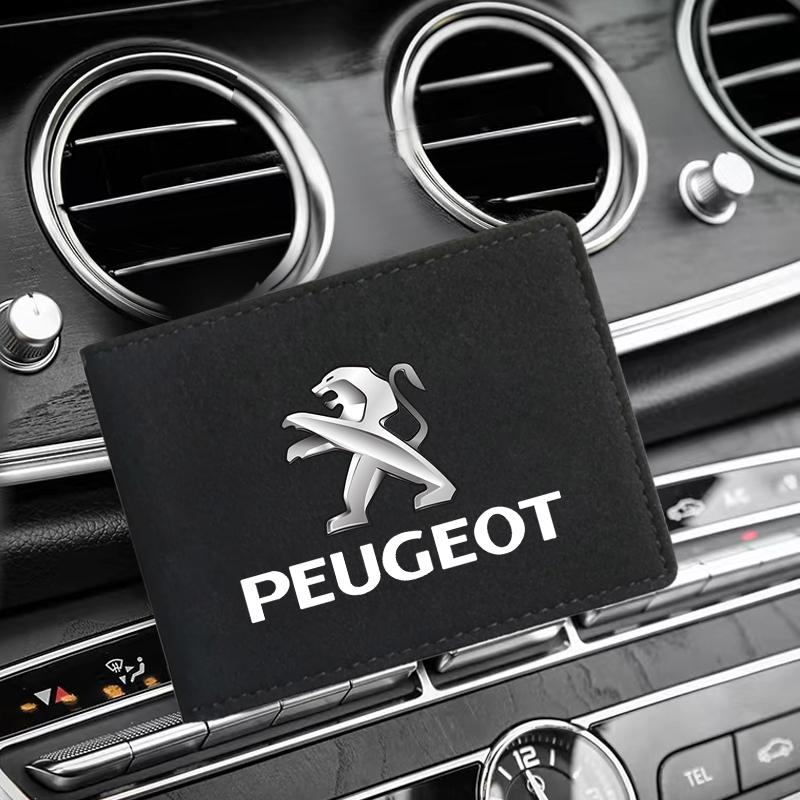 1 Stück Auto-Emblem Führerscheinhülle Ausweishalter Kreditkartenhalter Für Peugeot 308 408 508 RCZ 208 3008 2008 206 207 108 406 407 408 206 207 208 306 307