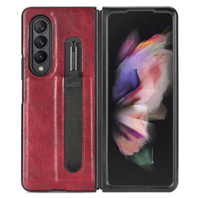Fall Protection Matte Leather Fitted Case For Samsung Galaxy Z Fold4 5g Fold 4 Fold3 Fold 3 Anti -Scratch Cell Phone Bag Funda