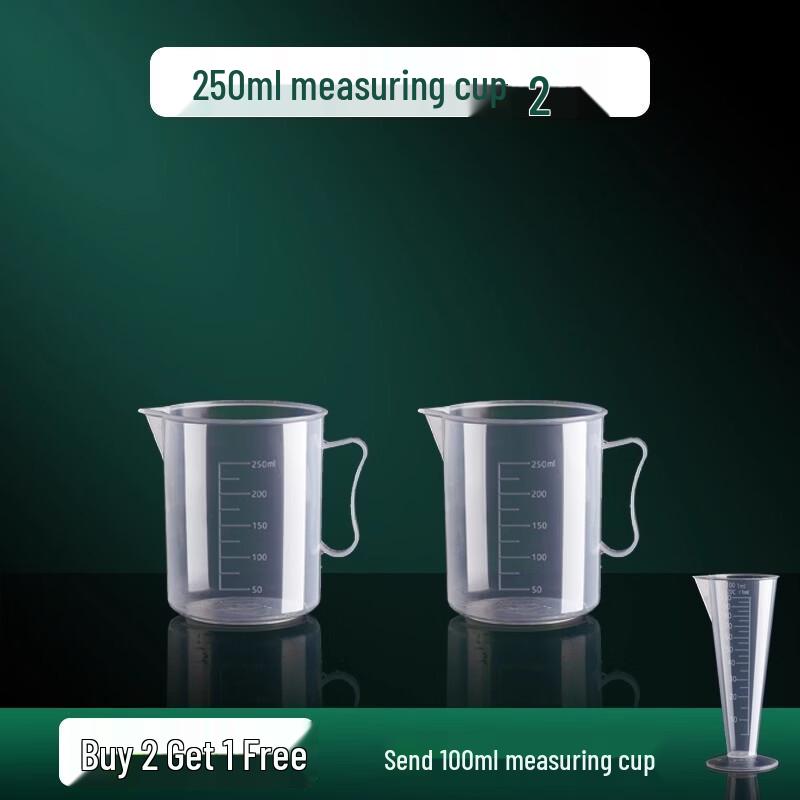 Yi Cang Large Capacity Plastic Measuring Cylinder Set