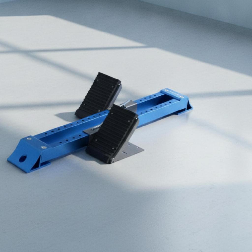 Starting Block with Adjustable Pedals Portable for Athletic Tracks, School Teams