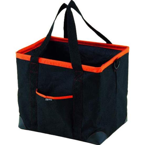 TRUSCO Square 380 X 280 X 330 Bucket, Medium, Black, Mm, TKB38-M