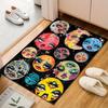 Colorful Celestial Faces with Fantasy Art Patterned carpet, suitable as a non slip play mat for the living room and bedroom sofa