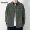 Mark Fairwhale Men's Casual Loose-Fit Cotton Utility Shirt Jacket