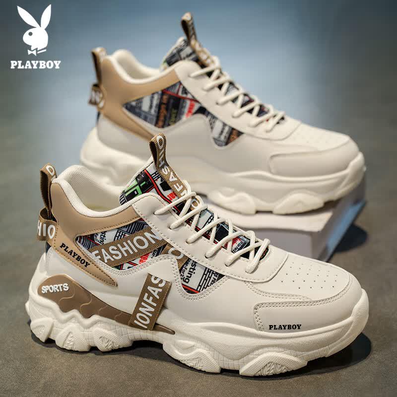 PLAYBOY Men s 2026 Summer Chunky Platform Sneakers 42