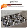 Stainless Steel Mobile Condiment Cart