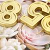 Glitter Number Candles Gold Number 0-9 Birthday Party Candle Cake