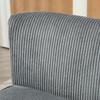 2-Seater Upholstered Sofa, Wood, Velvet-Like Polyester, Foam, 117 x 56.5 x 77 cm, Grey
