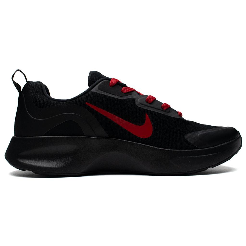Nike Wearallday Breathable Lightweight Breathable And Lightweight Low top Running Shoes Men's Black Red CJ1682-003(Team98-)