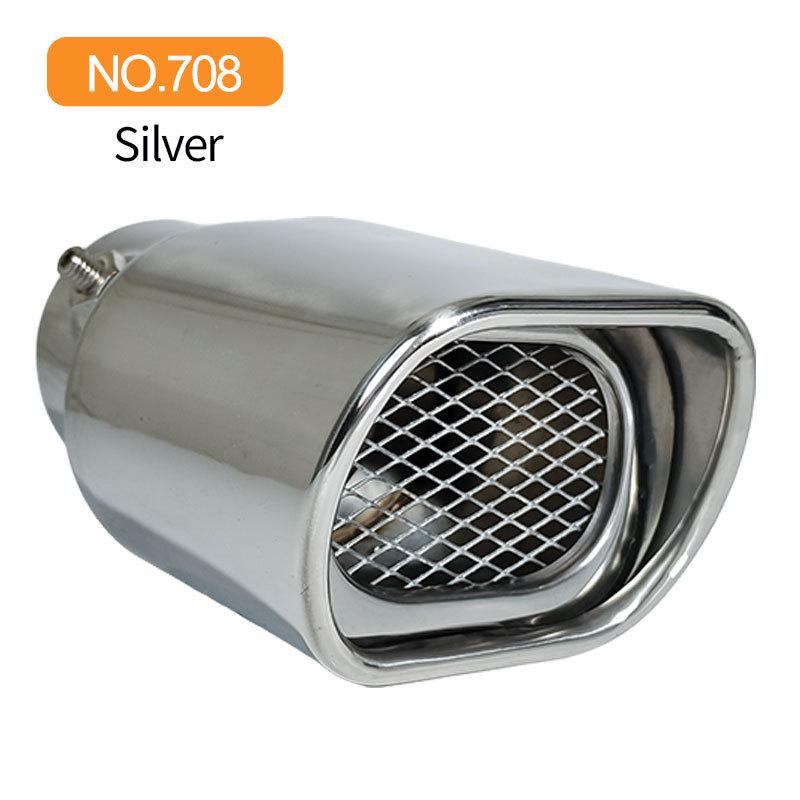 

Нержавеющая сталь Глушитель Выхлопная труба для Citroen C3-XR/Venucia T70/Zotye T600 серебряный