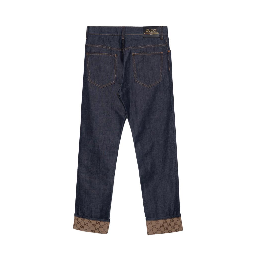GUCCI FW22 Jeans Men's Dark Blue 700949-XDB1Z-4759