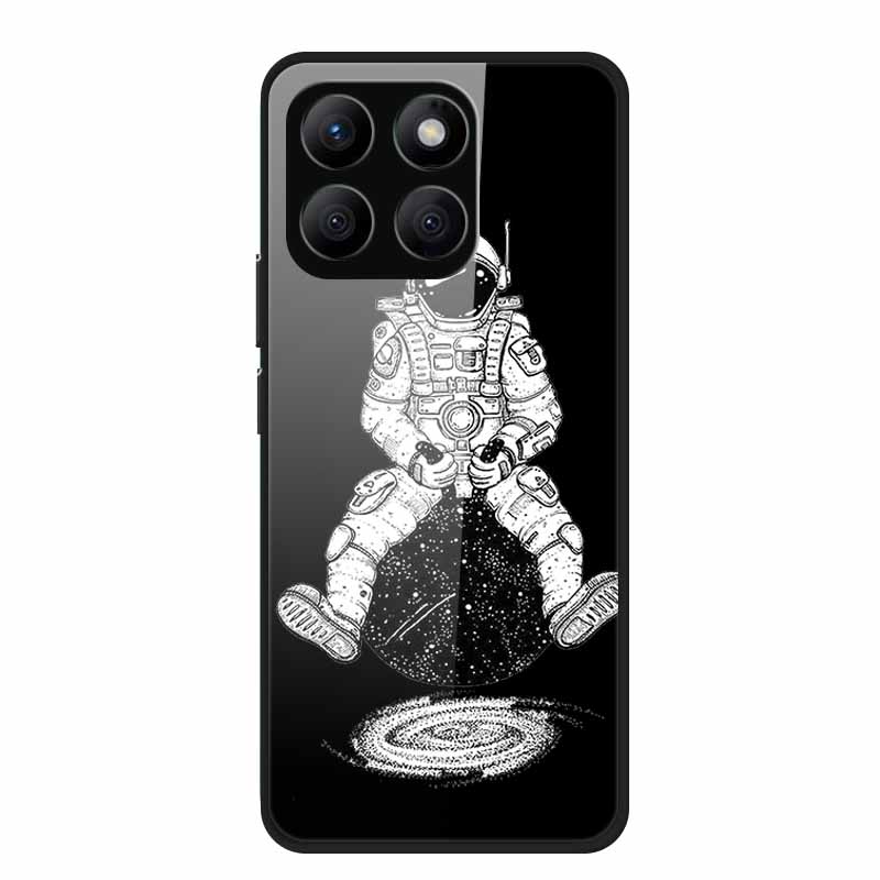 For Honor X8c Case X8 c X 8c Tempered Glass Hard Back Cover Phone Case For Honor X8c 4G Case HonorX8c X 8 c Capa Soft TPU Bumper