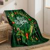 Christmas Wreath Blanket bedroom Blanket for Livingroom Couch lunch break Soft throw for Friend's festival Gift