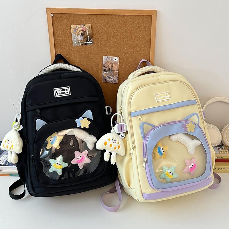 Mochila de Gran Capacidad para Mujer Mochila Escolar para Estudiante