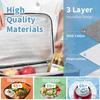 Capacità Borsa Termica Portatile con Tracolla, Borsa Porta Pranzo, Borsa Porta Pranzo Studentesca Impermeabile Ispessita