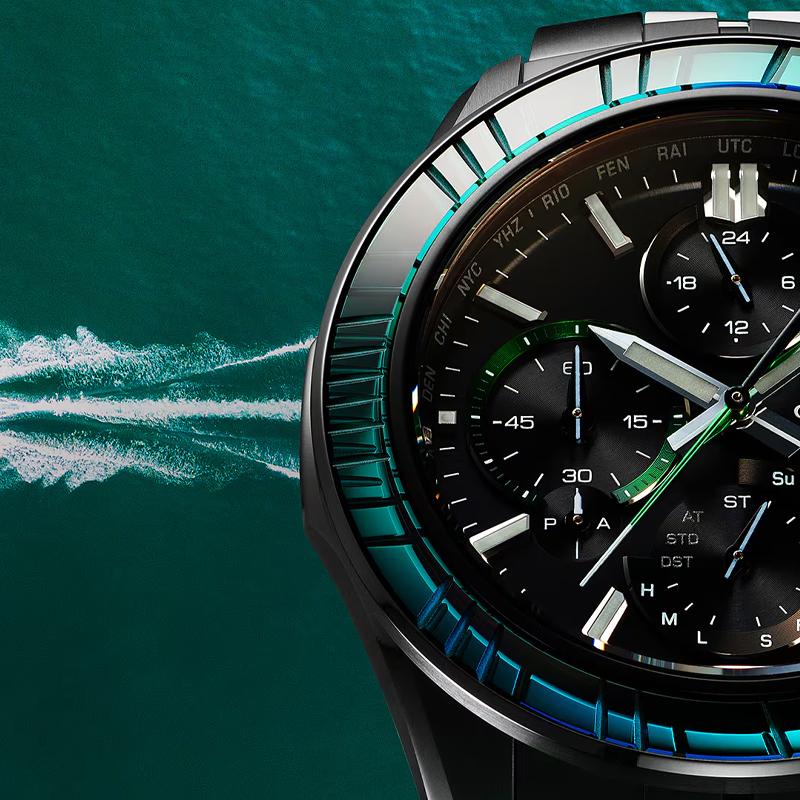 CASIO Men OCEANUS Black Watch OCW-S7000SG-1AJR