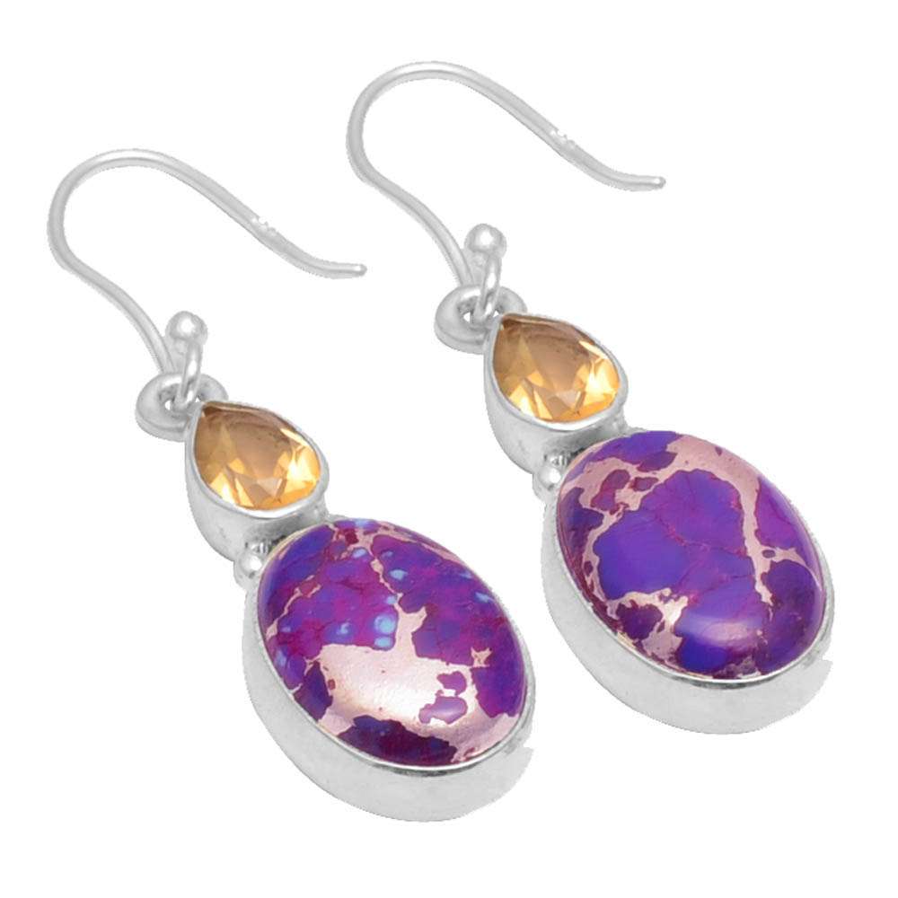 

Медь, бирюза, цитрин, драгоценный камень, серьги, твердое серебро 925 пробы, серьги ручной работы, ювелирные изделия, подарок для женщин и девочек, E-2572