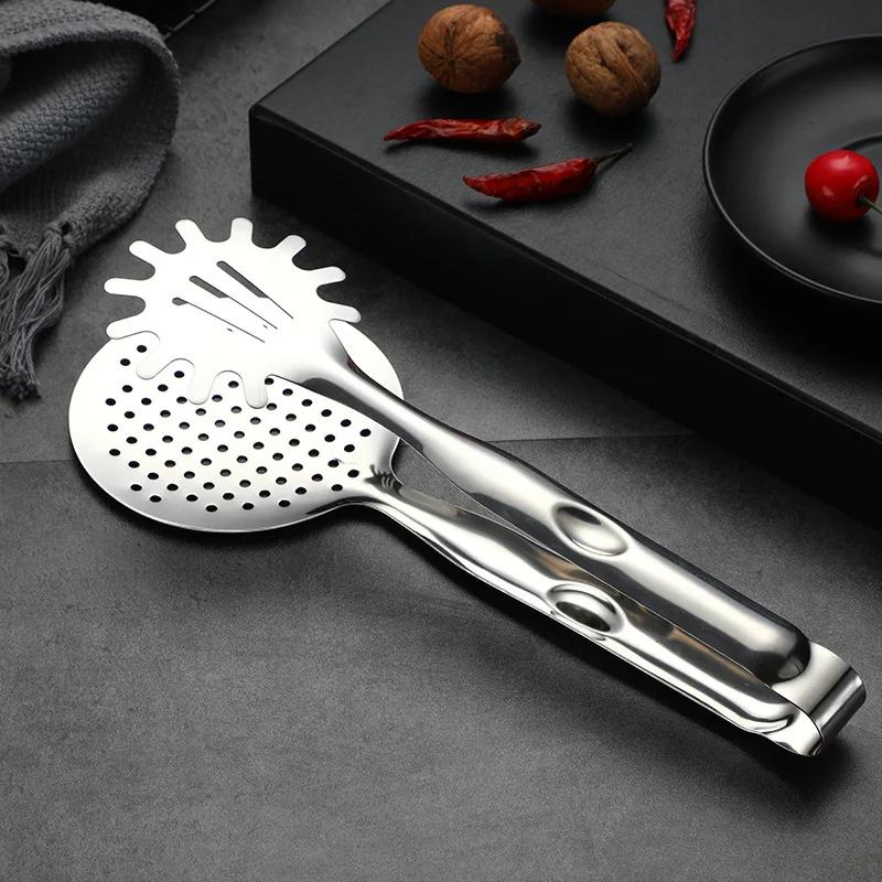 Stainless Steel BBQ Grilling Tongs Salad Bread Serving Tong Kitchen Barbecue Grilling Cooking Tong Kitchen Utensils Accessories