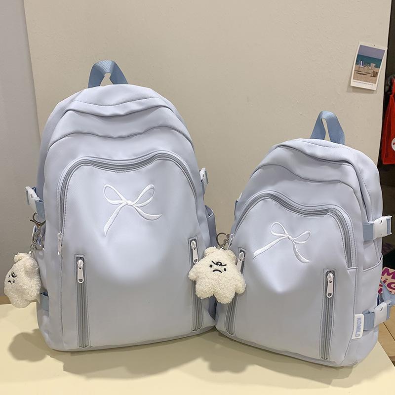 Schoolbags for Children Elementary School Students  Girls Junior High School Students with Bows and Small Backpacks
