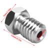 3D Printer Nozzle Stainless Extrude Head Firm Printer Thread Removable Filament Nozzle