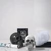 Totenkopf-Silikonformen, 3D-Halloween-Totenkopf-Skelett, Kerzenform, Schokoladenkuchen-Dekorationswerkzeuge, handgefertigte Bastel-Seifen-Tonform