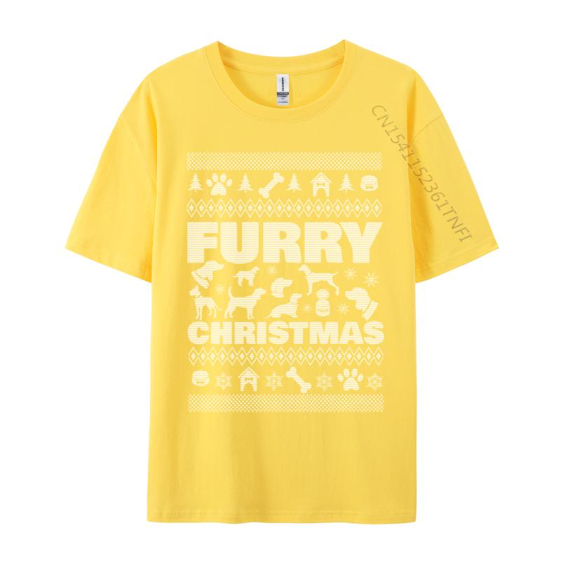 Furry Christmas Ugly Christmas Dog Tshirts Dogs Tops Shirt Special Youthful Cotton Unisex T Shirt Cool