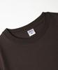 JEMUT Boy Crop Short Sleeve T-Shirt Dark Brown Kjst2619