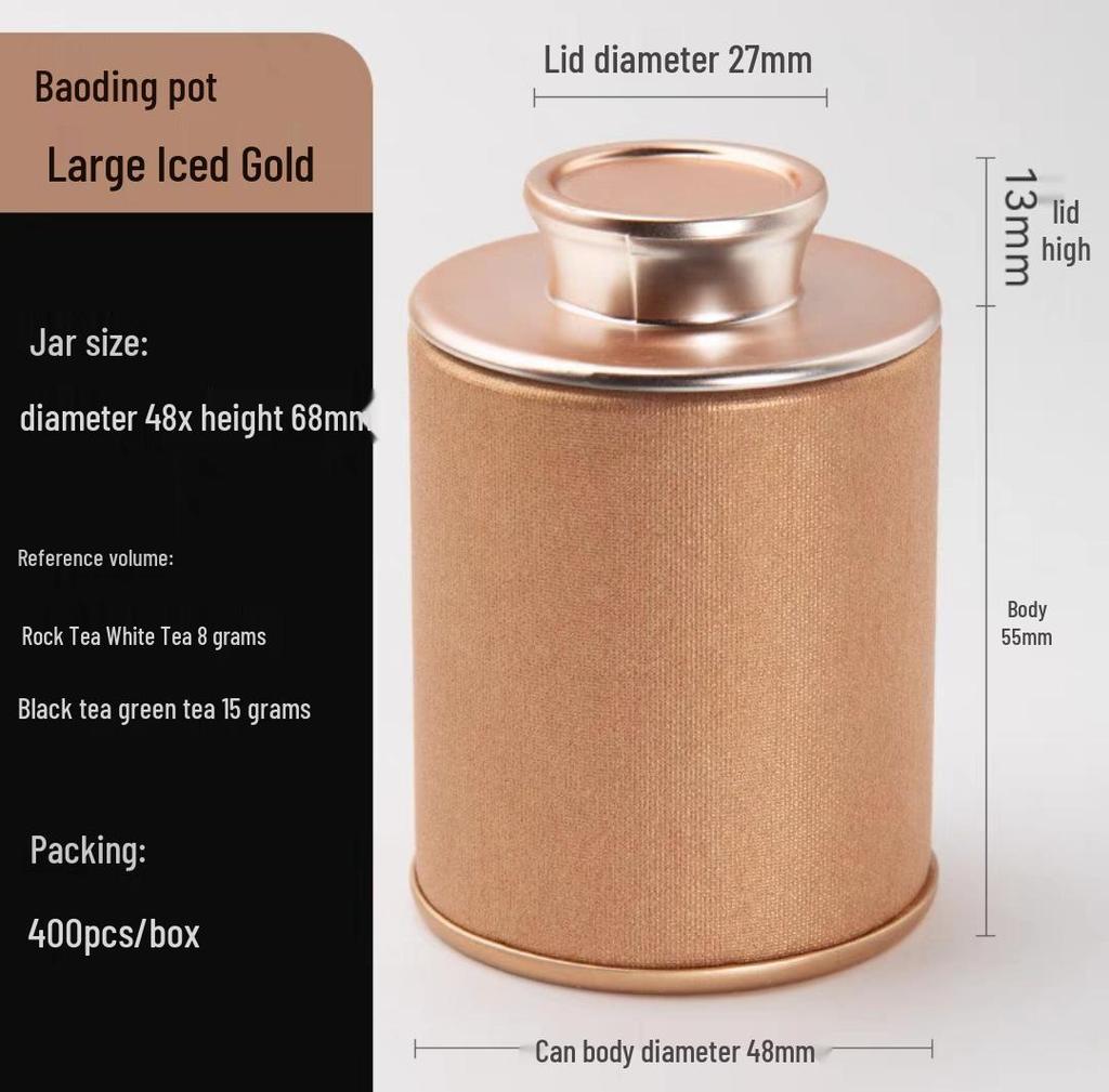 Compact Sealed Tea Canister for Single Brew - Portable and Reusable