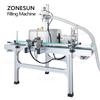 Zonesun ZS-DTGT900P Automatic Paste Filling Machine Viscous Liquid Filler Honey Cream Lotion Cosmetics Packaging