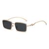 G home European and American style fashion square sunglasses women's diamond-encrusted metal sunglasses ins star street photography versatile glasses