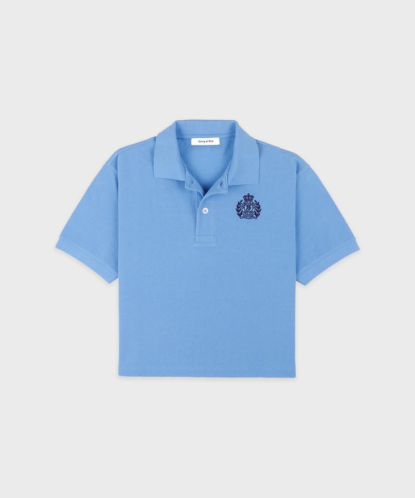 SPORTY&RICH H&W Crest Pique Polo R255Aw2009
