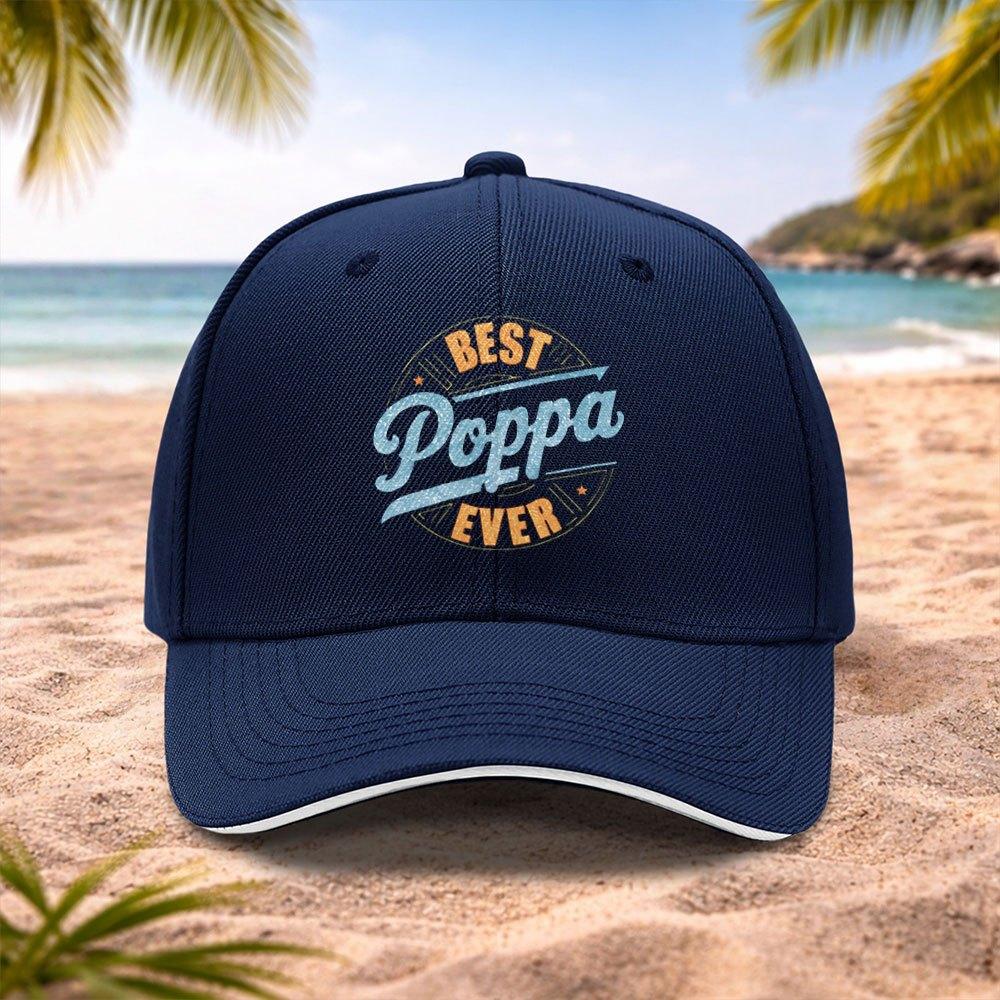 Best Poppa Ever Baseball Cap  Lightweight Adjustable Unisex Sport Hat for Running Fitness Outdoor