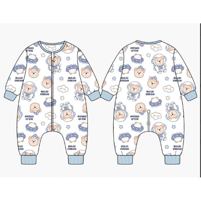 Cotton Toddler Sleep Sack With Legs Winter Warmth Anti-Kick Sleeping Bag Kids 3-8 Years