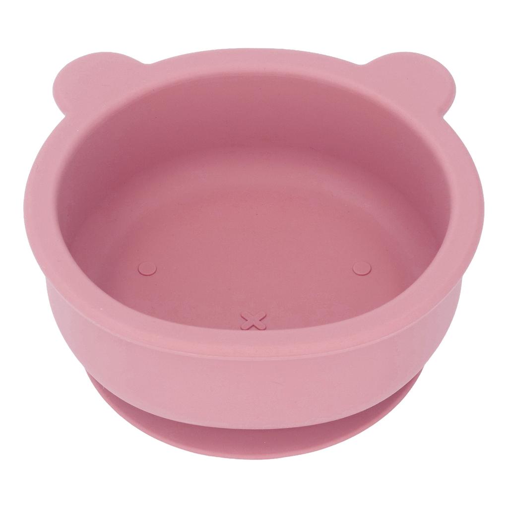 Baby Bowl Food Grade Silicone Cartoon Bear Shaped Toddler Bowl Bowls with Suction for Babies Kids