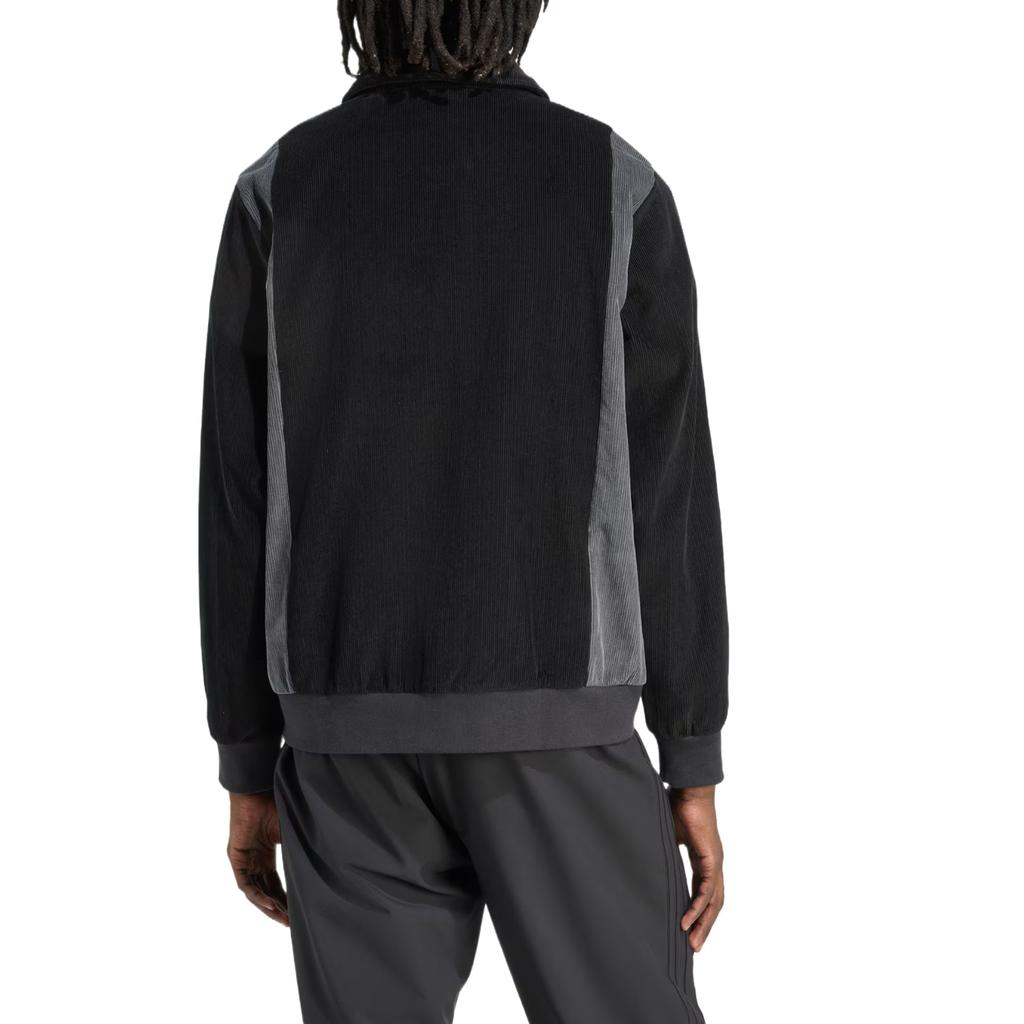 adidas Originals Solid Color Simple Polo Collar Long Sleeve Jacket Men Jacket JX3085