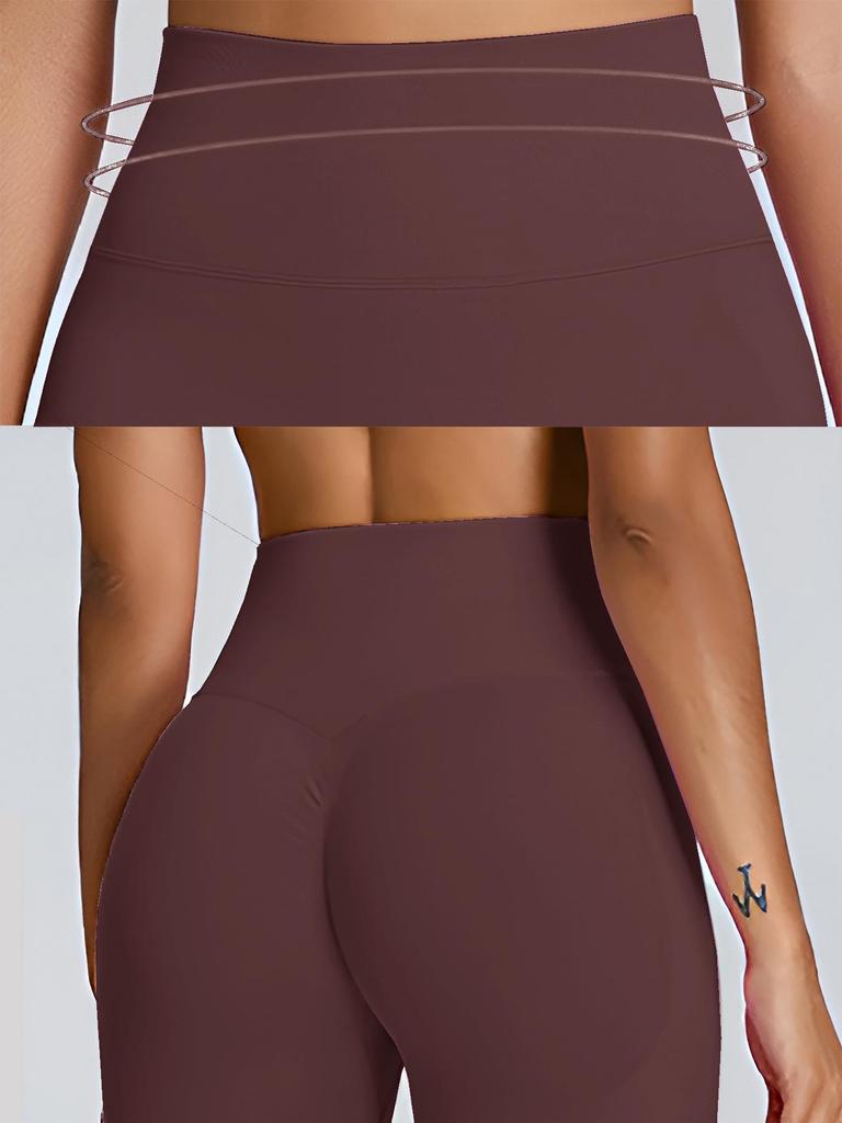 European Seamless Peach-Enhancing Yoga Suit Set: Women's Flare Fitness & Casual Wear