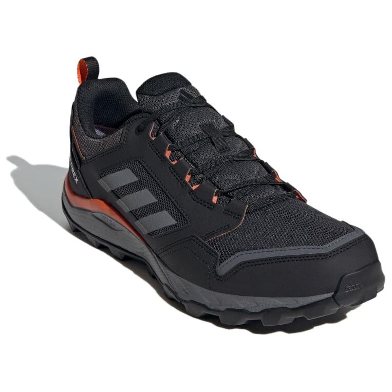 adidas Terrex Tracerocker 2.0 Gore-Tex Comfortable Versatile Slip-Resistant Waterproof Low-Top Trail Running Shoes Men Sneakers Black IF0380