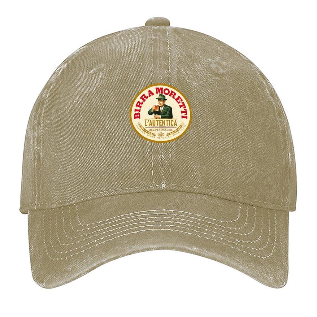 2026 Bester Kauf Ikonisches Vintage Birra Moretti Logo 1859 Design Baseballkappe Dad Hat Einzigartige Hüte Herren Luxusmarke Damen