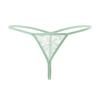 Tanga Europeo Transparente Sexy de Tiro Bajo para Mujer