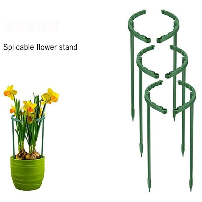 6pcs Plant Support Cage Metal Anti-Rust Garden Plant Support Tomato Trellis Climbing Plant Flower Support