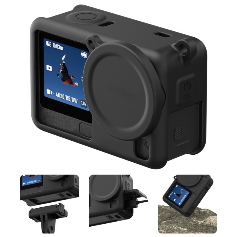 Silicone Shielding Cover and Lens Protector for ACTION 6 Camera Effortless Strong Construction for Travel