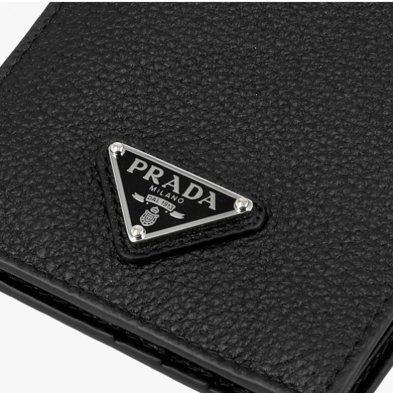 Prada Portfel z logo trójkąta zbożowego 2mo513 2e54 F0002