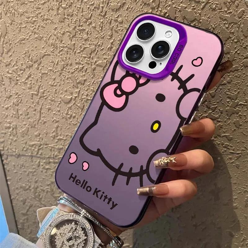 Case For Iphone 17 Pro Max 17 Air 1615 14 11 12 13 Pro Max 16 Plus 16e 13 Mini Phone Casing Hello Kitty Plating