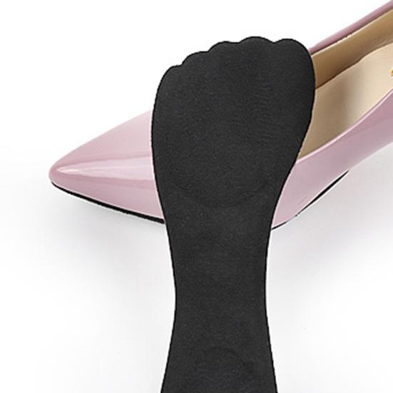 2 Paar High-Heels-Einlegesohlen, selbstklebend, schmerzlindernd, verhindern das Verrutschen der Füße, 3/4-Einsatzkissen für High Heels