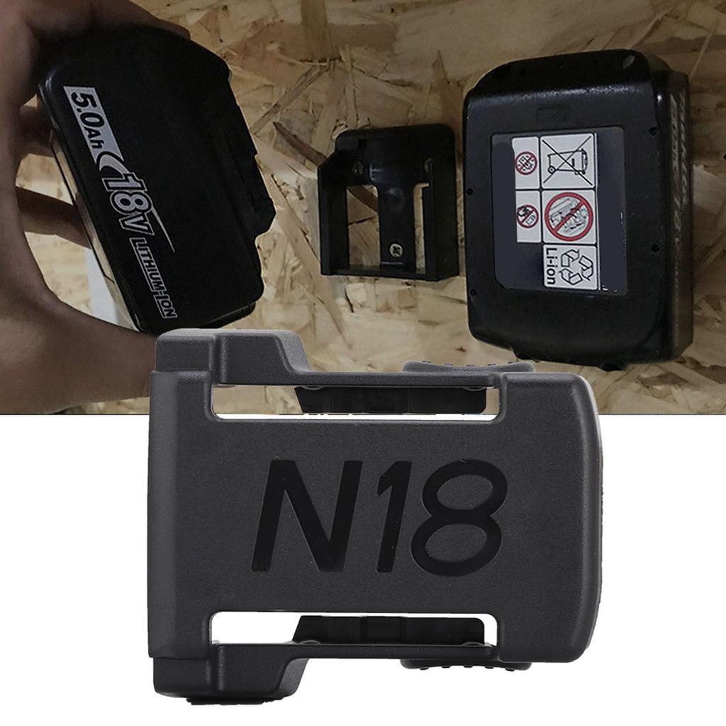 Battery Mount Fit For Milwaukee 18v Batteries Holder Under Shelf Mount(5PCS)
