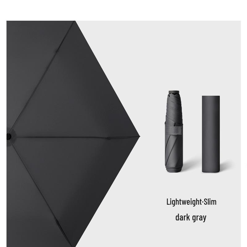 Ultra-light Carbon Fiber Sun & Rain Umbrella - Lightweight, Three-fold, UV Protective Parasol.