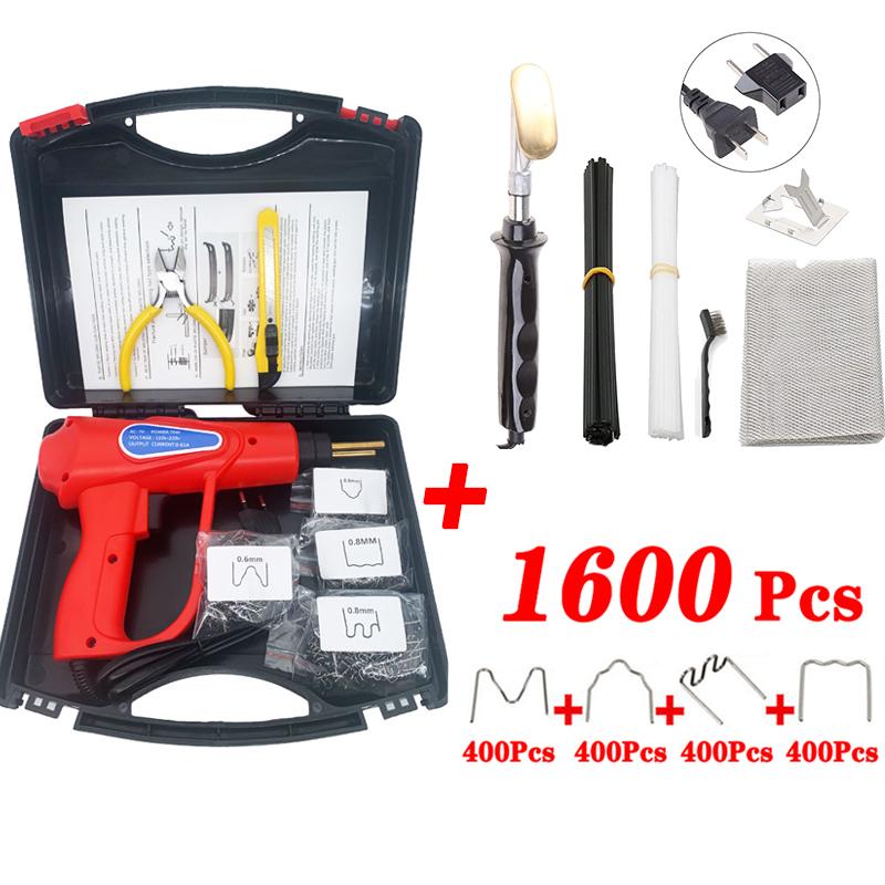 110V/220V Hot Stapler Plastic Welding Machine Bumper Repair Kit Soldering Iron For Plastic Repair Car Bumper Repair Welding Gun