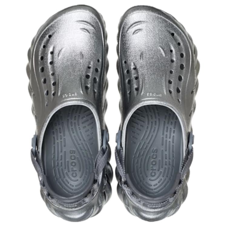 Crocs Echo Clog Clogs Unisex Silver 214109-1FS