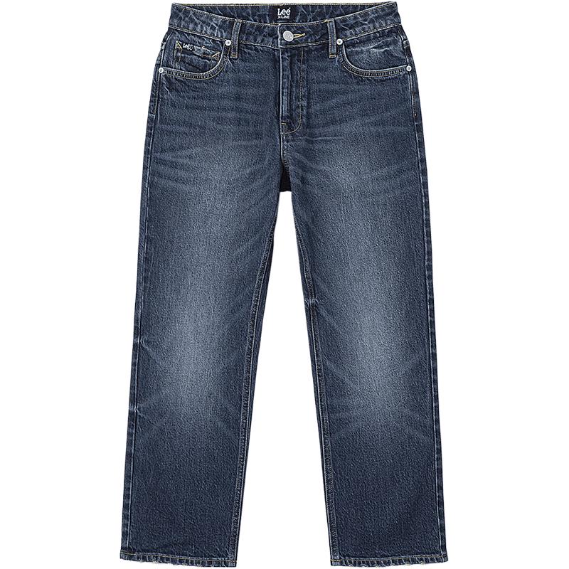 Lee Women's Retro Straight-Leg Dark Blue Jeans