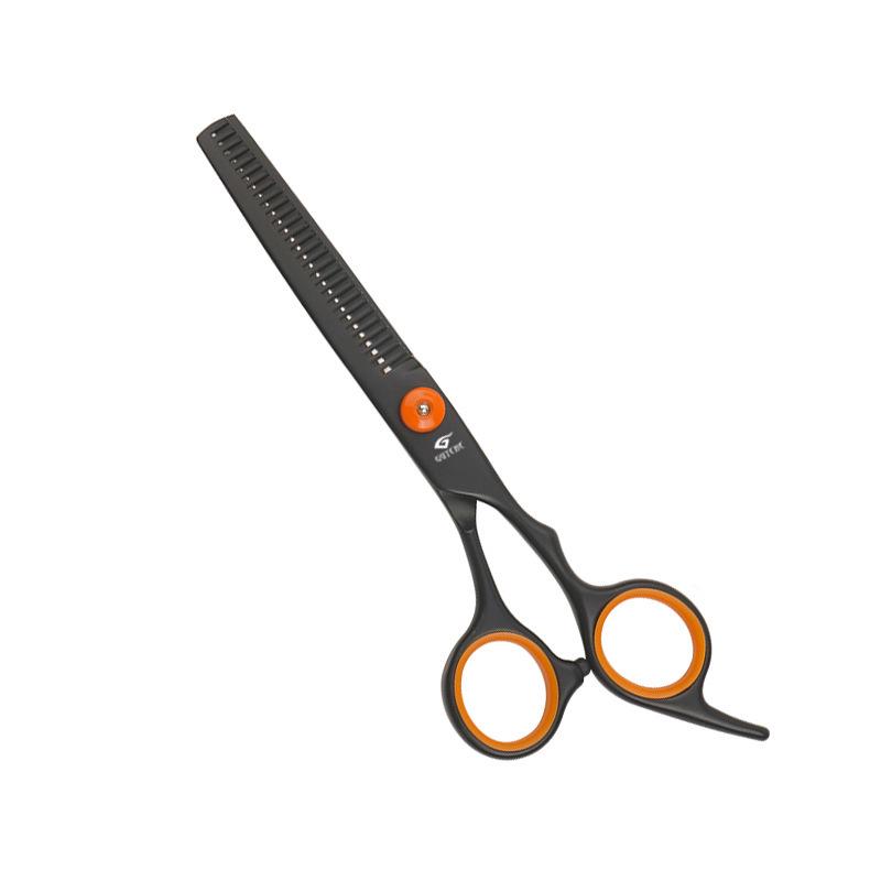 6-Inch White Hairdressing Scissors Set: Flat & Tooth Scissors for Adults and Kids