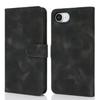 For iPhone 16e Wallet Case Double Folded Edge Skin Touch PU Leather Flip Phone Cover